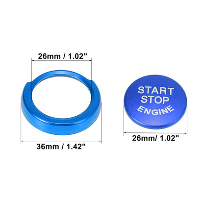 Engine Start Stop Button Cap Ring for BMW 1 2 3 4 Series X1 X2 (2011-2023)