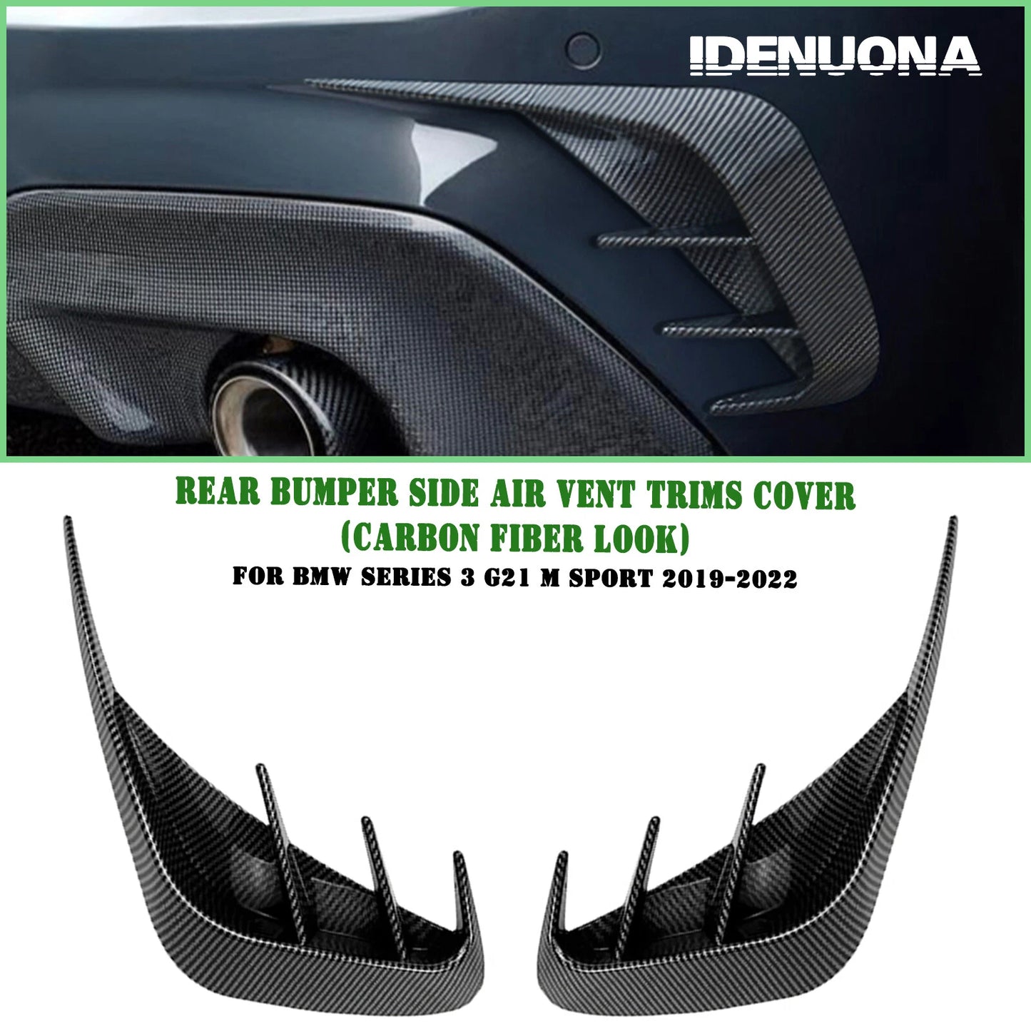 Rear Side Air Vent Trim for BMW 3 Series G21 M Sport (2019-2022)