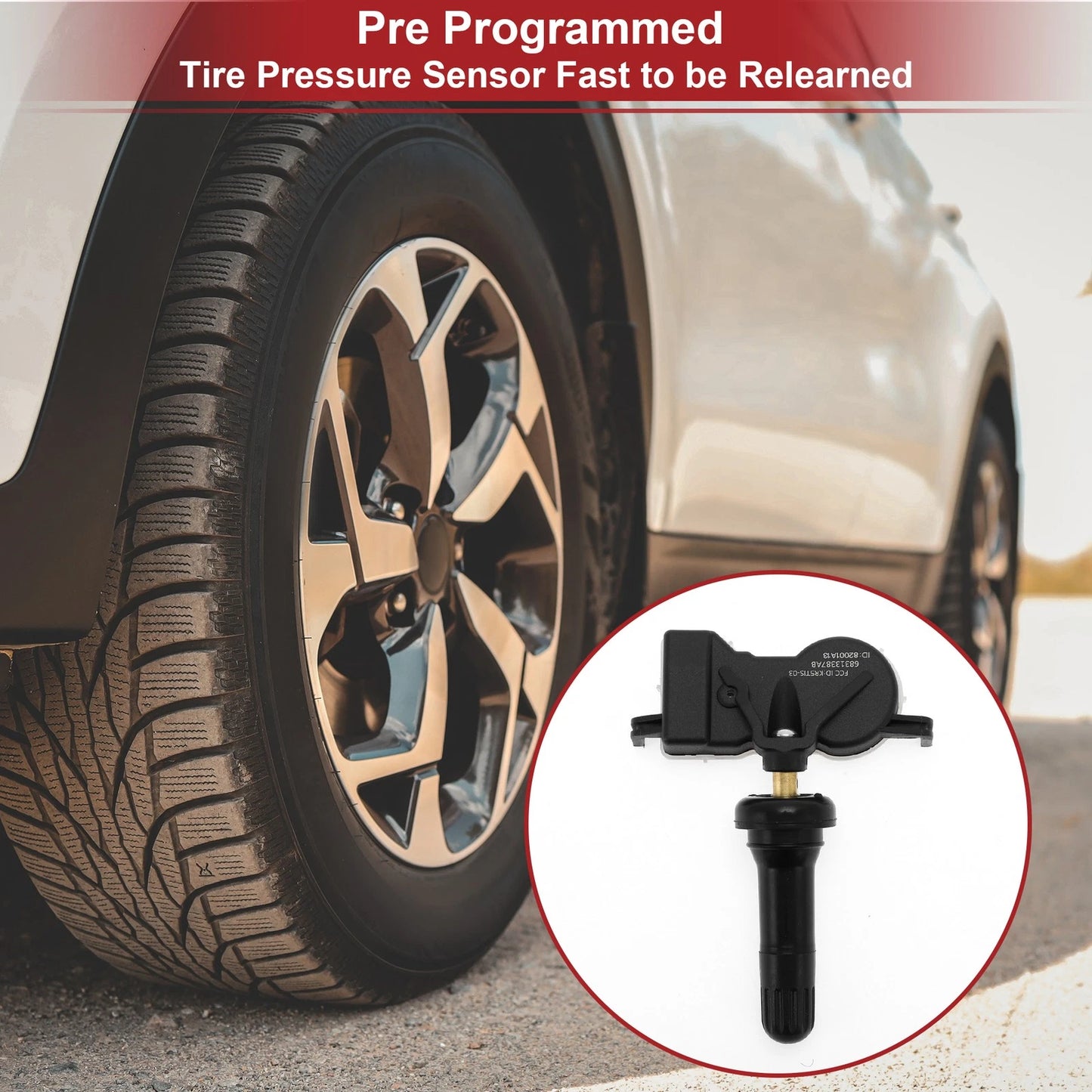 Tire Pressure Sensor TPMS for Jeep Grand Cherokee (2016 - 2019)