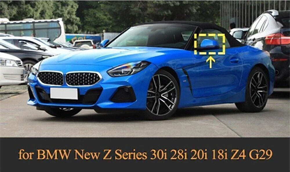 L+R Carbon Fiber Side Mirror Covers for BMW F52 X1 F48 F49 G29 (2016-2023)