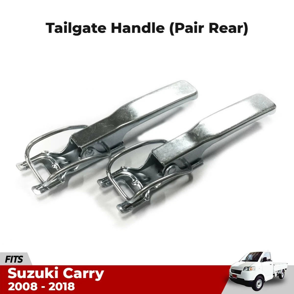Tailgate Door Handle Latch Pair Fits Suzuki Carry Mini Truck 2008-18