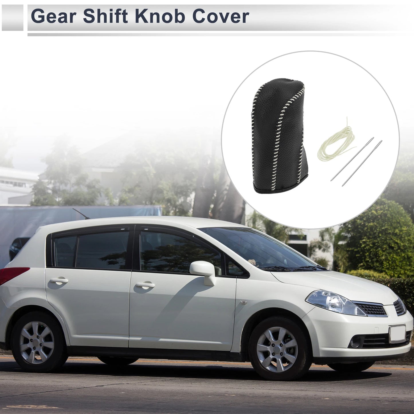 Car Gear Shift Knob Cover for Nissan Tiida (2004-2012)