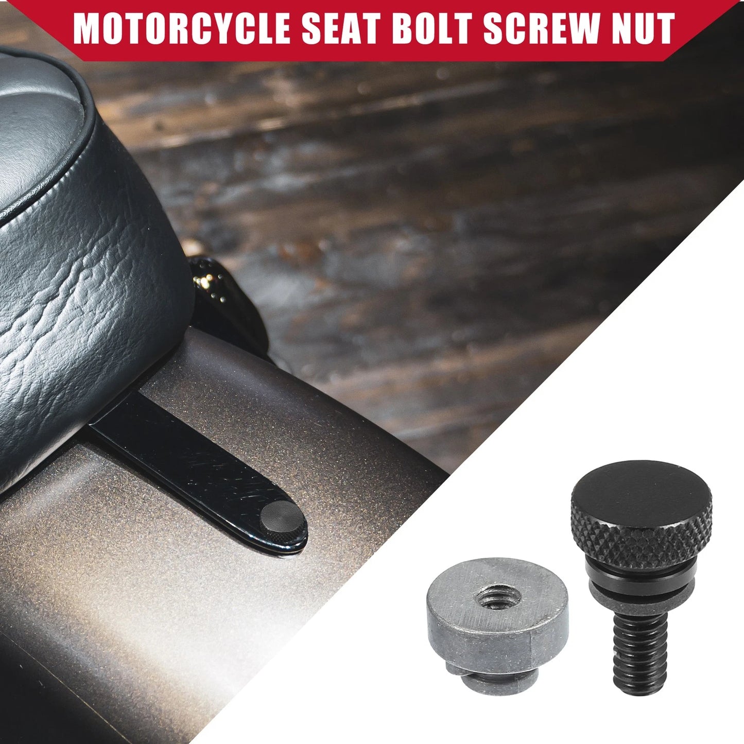 Set Seat Bolt Screw with Nut for Harley Davidson Sportster