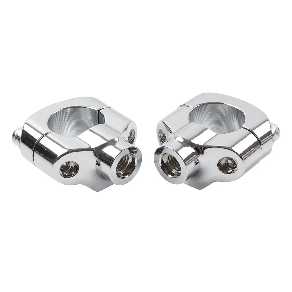 1.25" Handlebar Risers for Harley Softail FXSTC Custom (2006-Current) Chrome