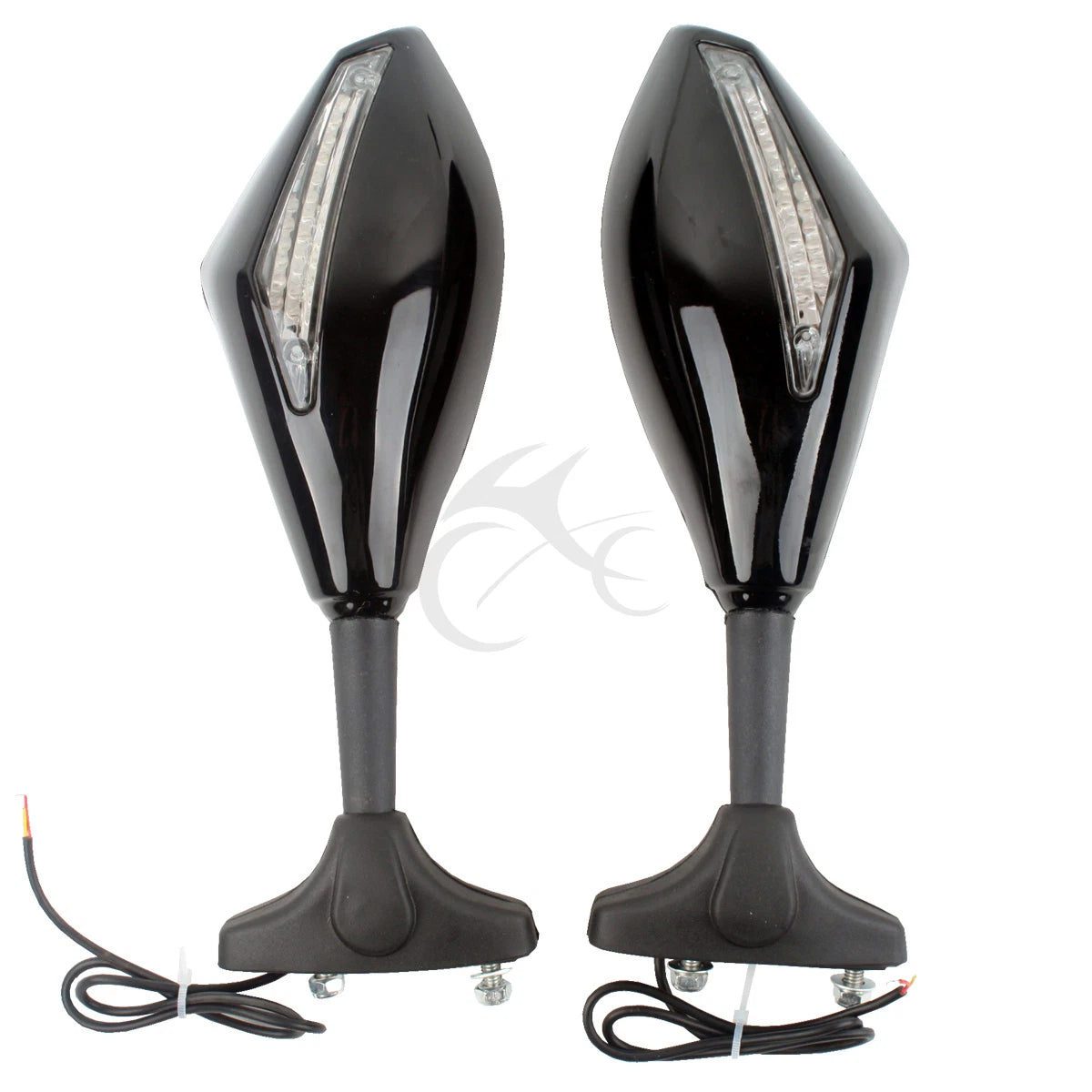 LED Turn Signal Rear-View Mirrors for Honda CBR1000RR CBR600RR (2004-2011)