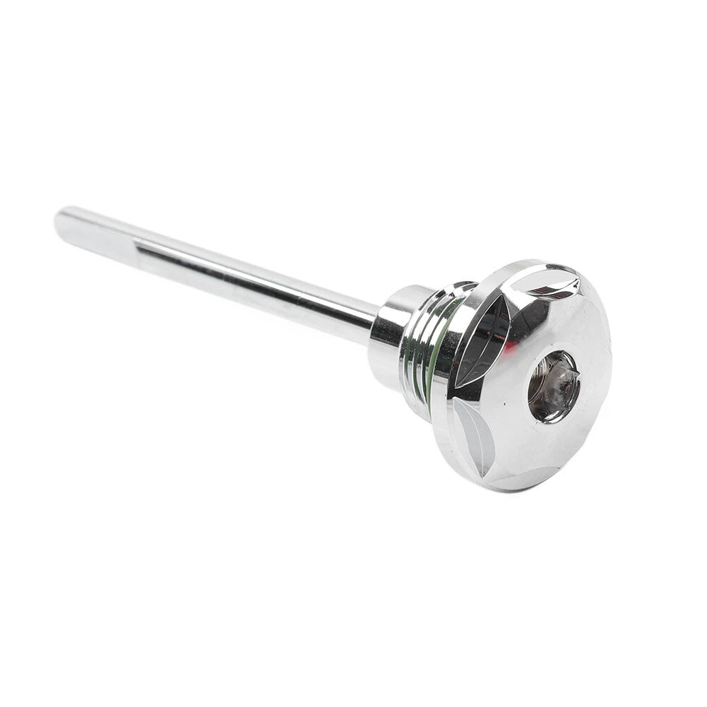 Chrome Transmission Oil Dipstick Plug for Harley Dyna Softail Touring (1987)