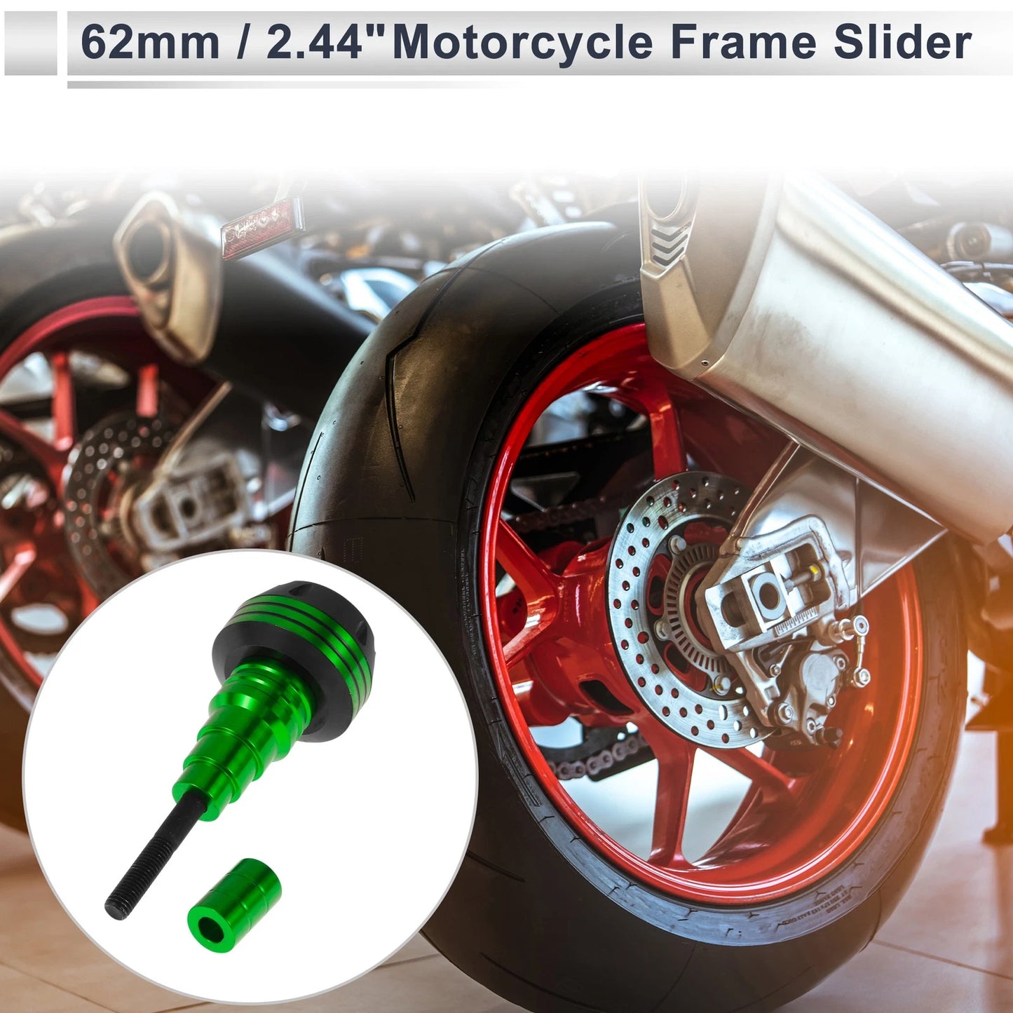 20mm / 1 Pc / Motorcycle Slider Frame for Make Model
