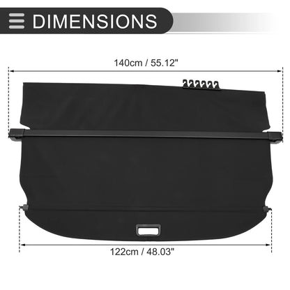 Retractable Cargo Cover for Ford Edge (2015-2022)