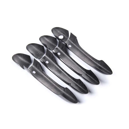 Real Carbon Fiber Door Handle Cover Trim Fit For Maserati Ghibli Quattroporte