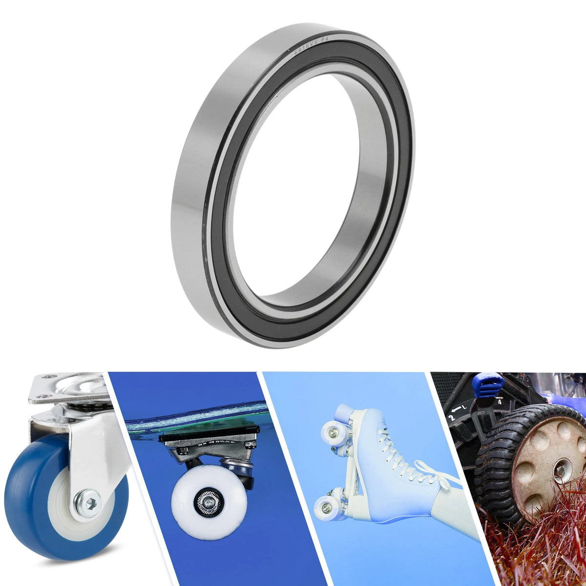 80x110x16mm Deep Groove Ball Bearings for Scooter Skateboard Wheel