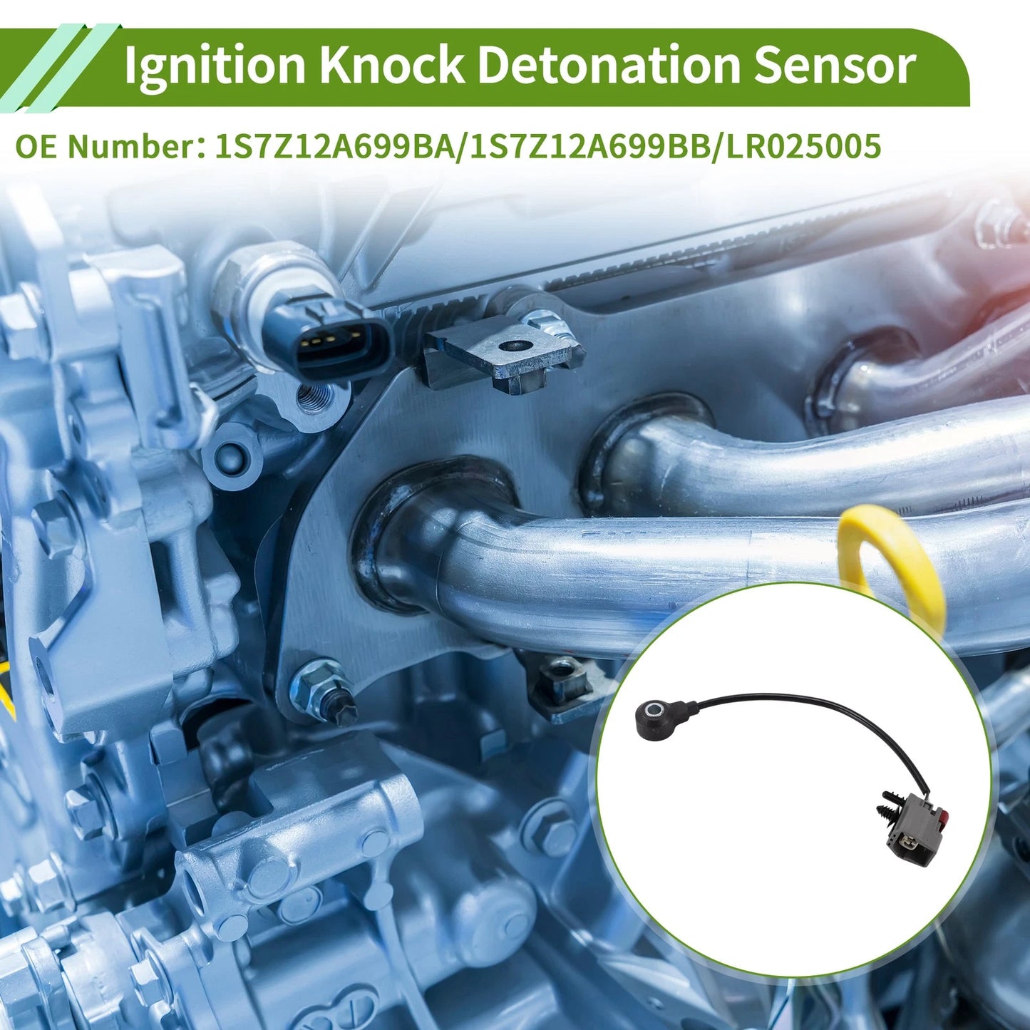 Ignition Knock Sensor for Ford Focus 2005-2012 (1 x Sensor)