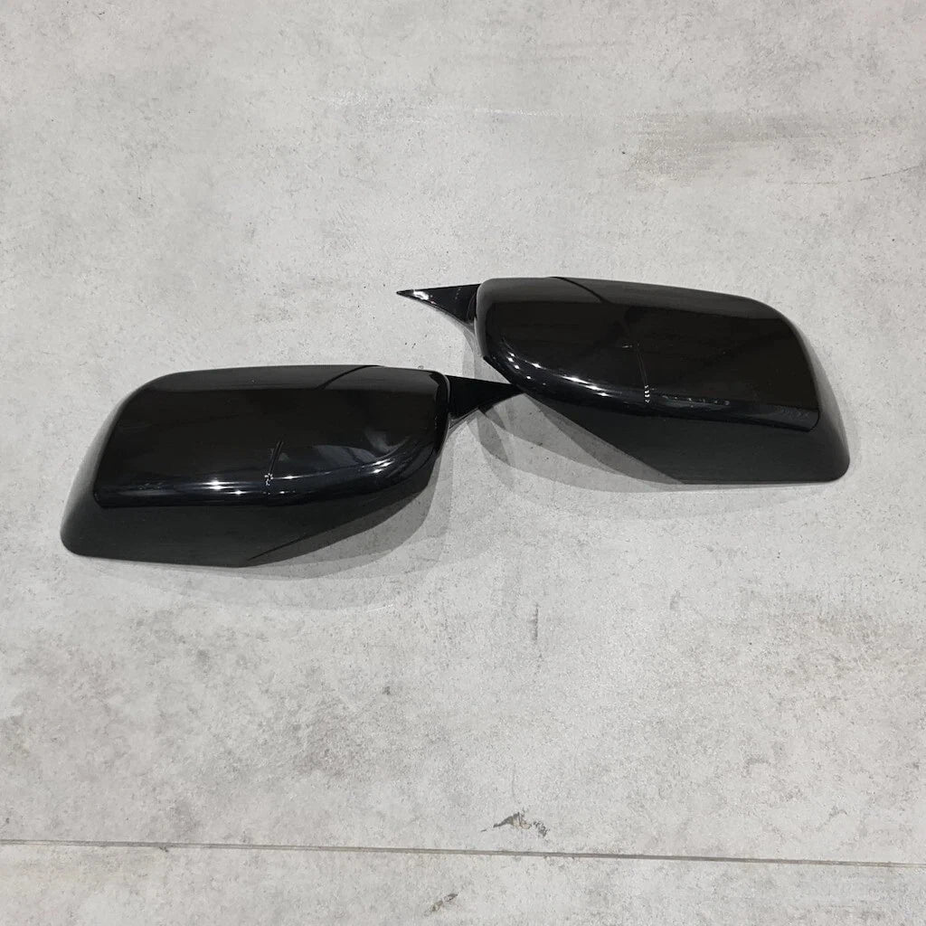 2 Piece Side View Mirror Covers for BMW E60 5 Series (2005-2010) Gloss Black