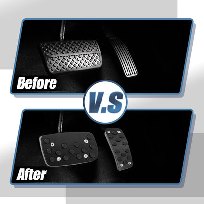 3 x Car Brake Gas Accelerator Pedal Covers for Toyota Camry (2012-2017)