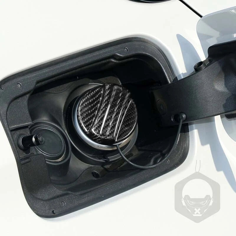 Real Carbon Fiber Fuel Tank Cap Cover Fit For BMW 1 2 3 4 5 6 Series X1 X3 X5 X6