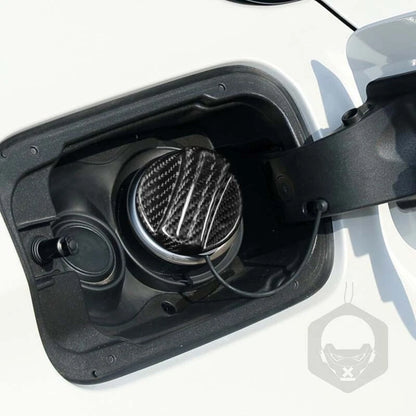 Real Carbon Fiber Fuel Tank Cap Cover Fit For BMW 1 2 3 4 5 6 Series X1 X3 X5 X6