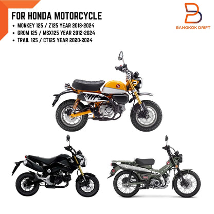 Silver Cam Gear Cover Cooling Plate for Honda Monkey Z Grom MSX CT 125