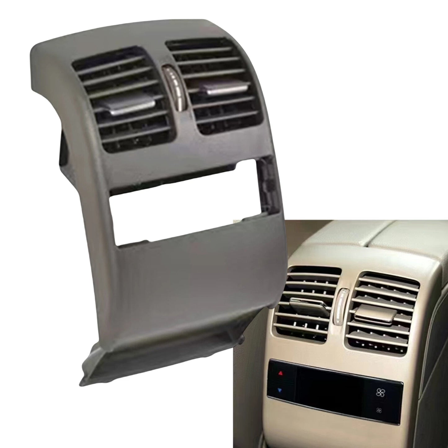 Mocha Rear A/C Vent Assembly Kit for Benz X204 GLK Class (2008-2015)