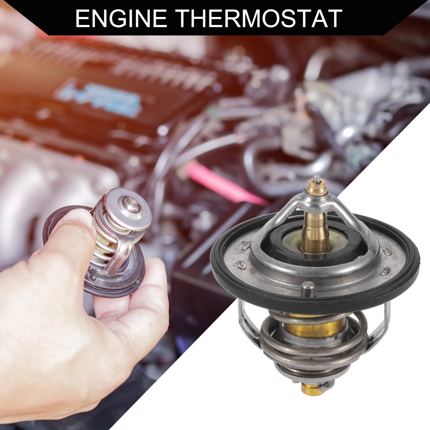 Engine Coolant Thermostat for Ford Mustang 4.6L (1996-2002) - 1 Pc