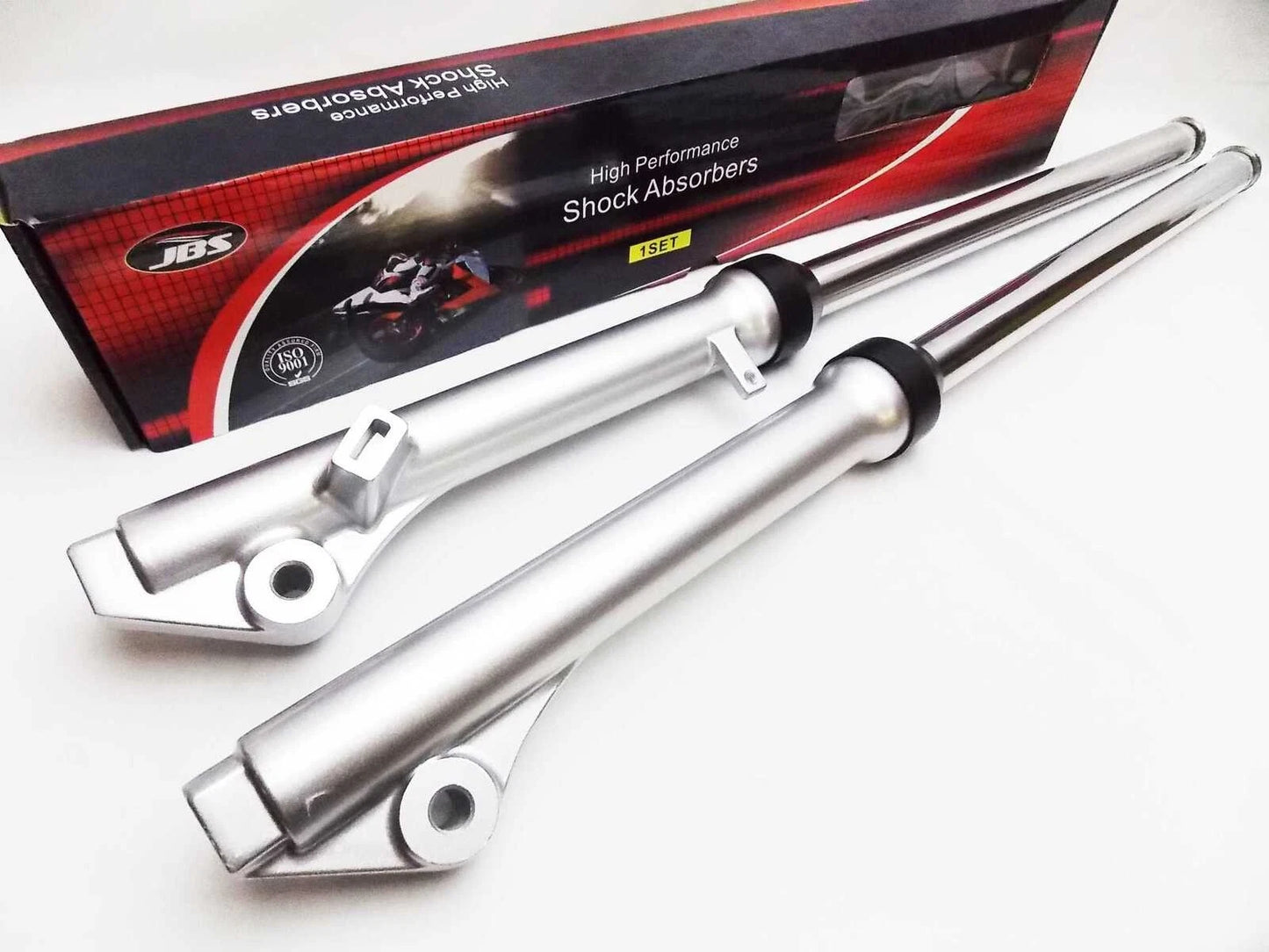 Front Fork Leg Set for JIANSHI JS80PY JBS Silver Suspension Shocks (N/A)