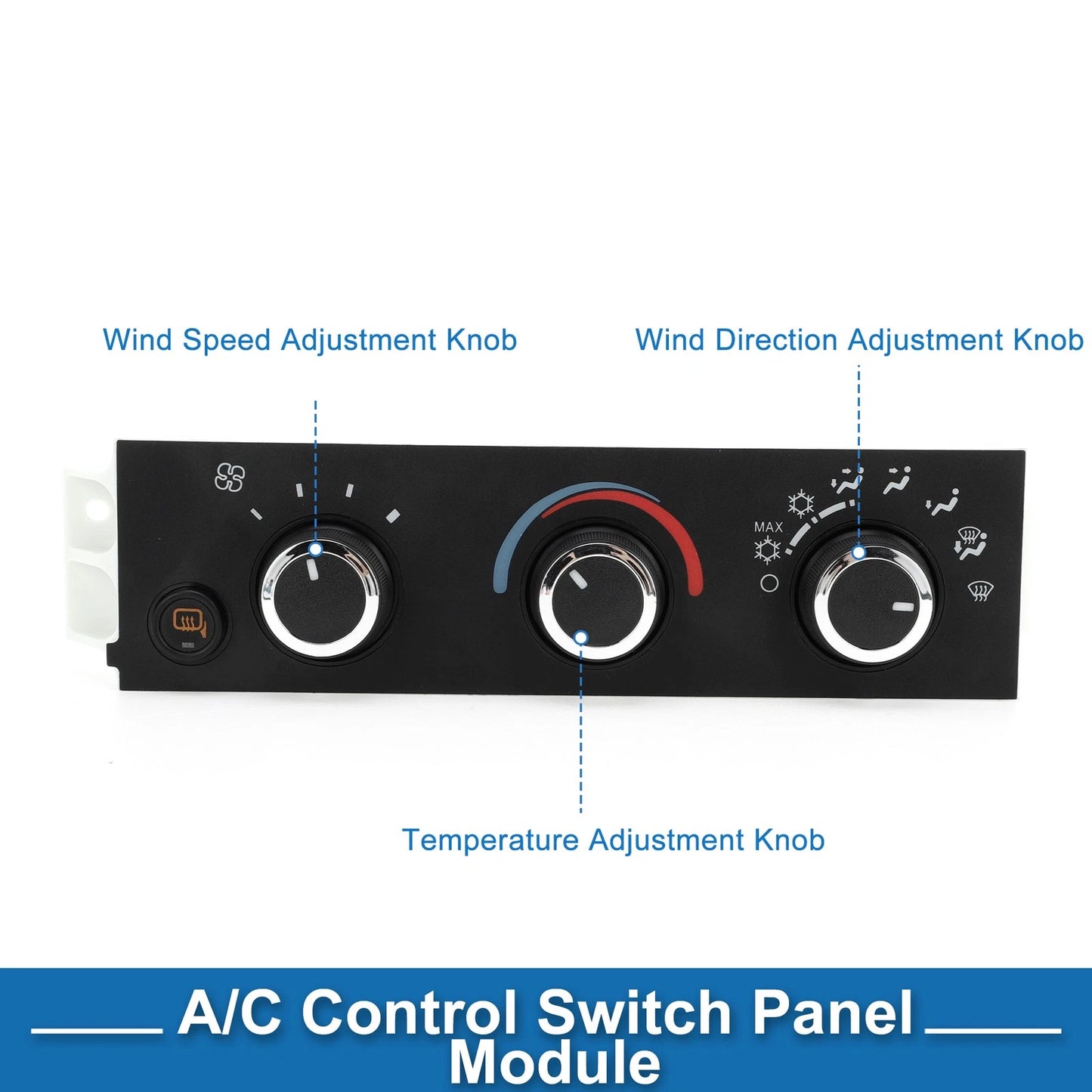 Climate Control Panel A/C Heater HVAC for Chevrolet Express 2500/3500 (2008-2022)