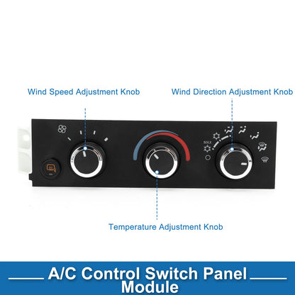 Climate Control Panel A/C Heater HVAC for Chevrolet Express 2500/3500 (2008-2022)