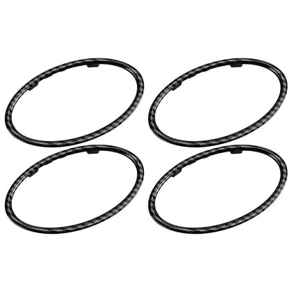 4 x Car Interior Air Outlet Trim Circle for Ford Focus (2005-2011)