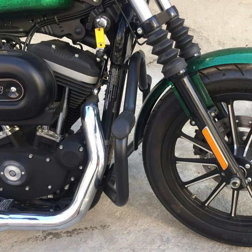 Engine Guard Crash Bar for Harley Sportster XL883 XL1200 (2004-2016) Black