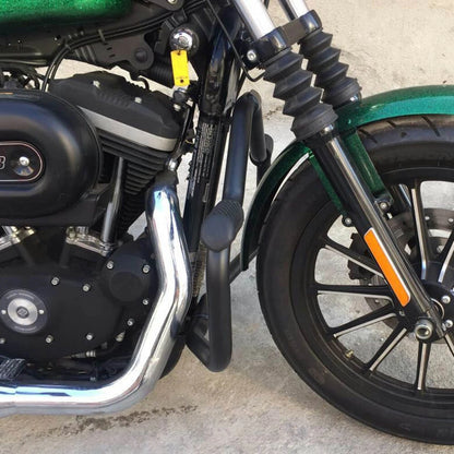 Engine Guard Crash Bar for Harley Sportster XL883 XL1200 (2004-2016) Black