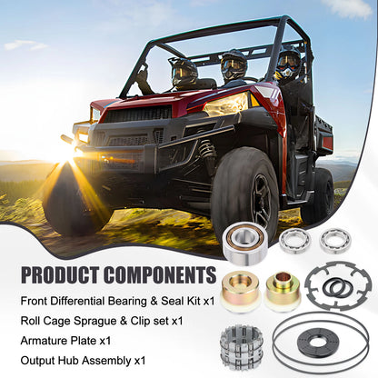 Front Diff Rebuild Output Hub for Polaris RZR 570/800/900 (2008–2014)