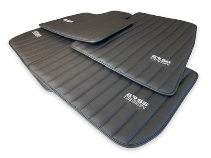 Tailored Floor Mats for All BMW Models with Leather ER56 Design (1990-2022)