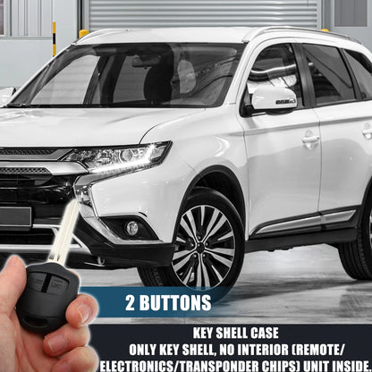 Keyless Entry Remote Key Shell Cover for Mitsubishi (No Chip)