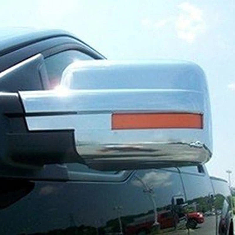 Chrome Side Reversing Mirror Cap Cover for Ford F150 FX2 FX4 (2009-2014)