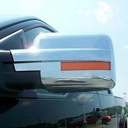 Chrome Side Reversing Mirror Cap Cover for Ford F150 FX2 FX4 (2009-2014)