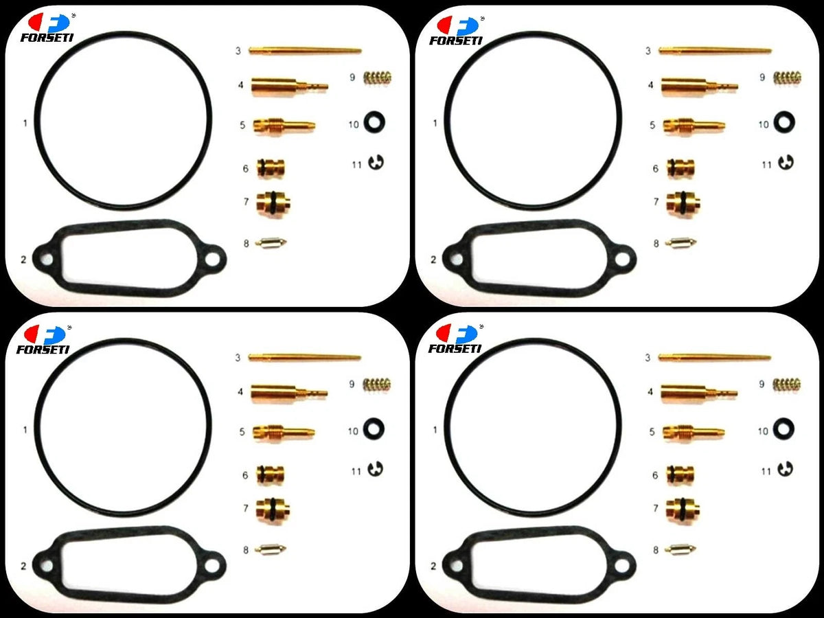 4 x Carburetor Repair Kit for Honda CB400F (1975-1977)