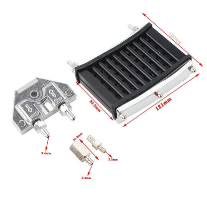 Engine Oil Cooler Kit for 125CC 140CC 150CC Motorcycle - Black