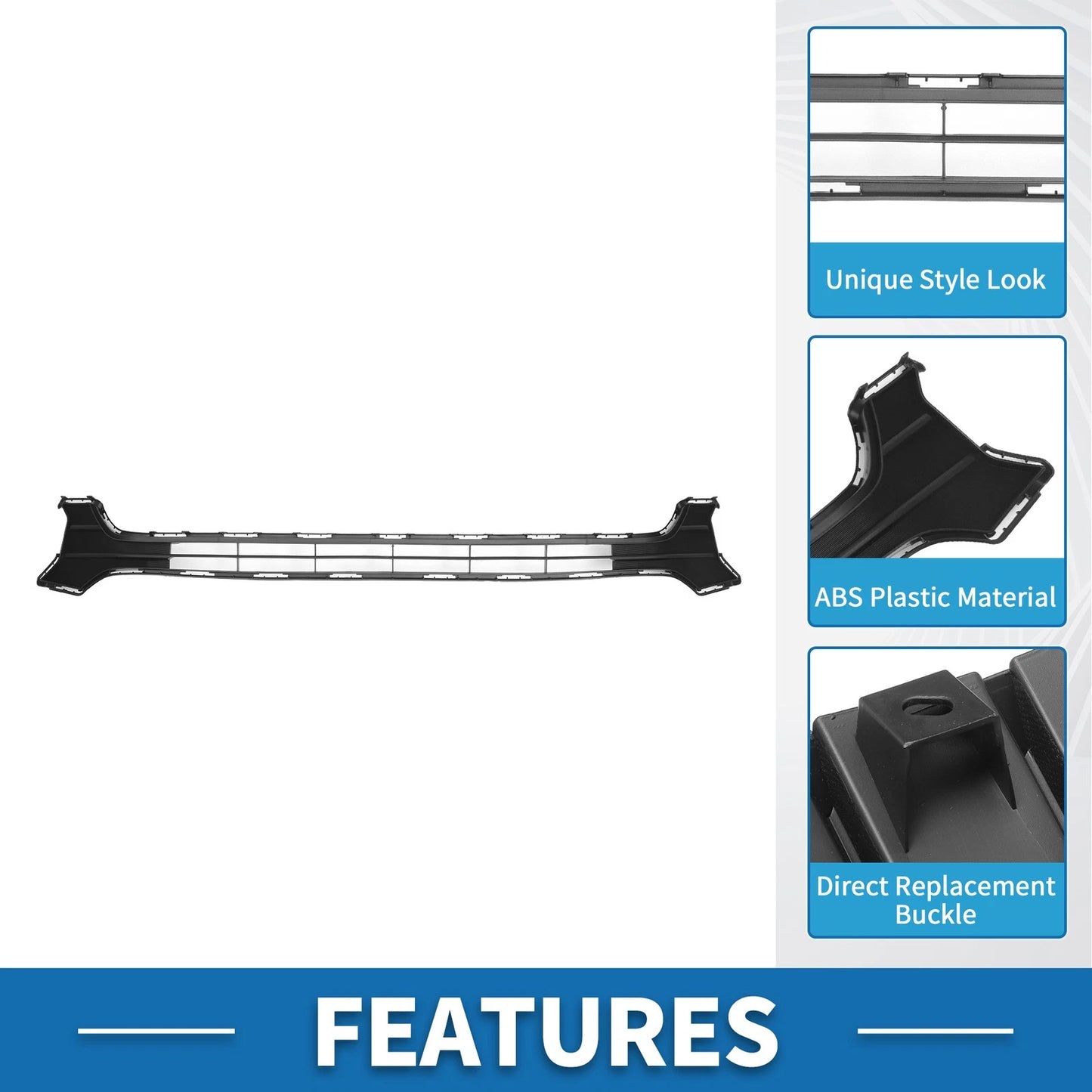 Front Bonnet Bumper Grille for Toyota Tacoma (2016) - Black