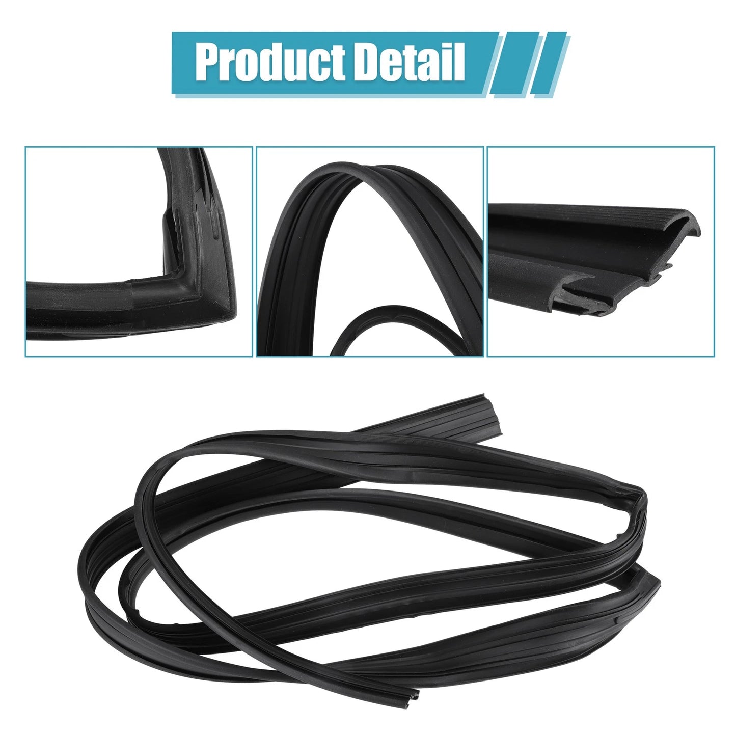 Front Left Door Glass Run Channel Seal for Toyota Corolla (2003-2008)