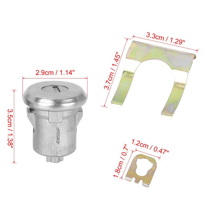 Door Lock Cylinder Set 2 x Keys for Buick Chevrolet Pontiac
