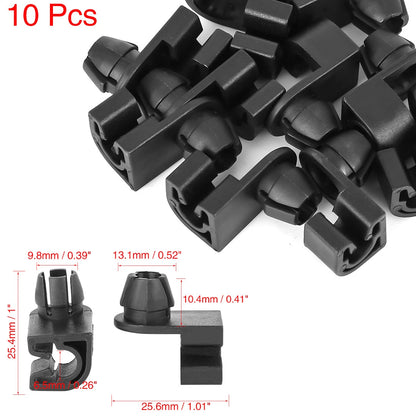 10 x Plastic Hood Prop Rod Clips for Peugeot 206 307 308 408 (2000-2015)