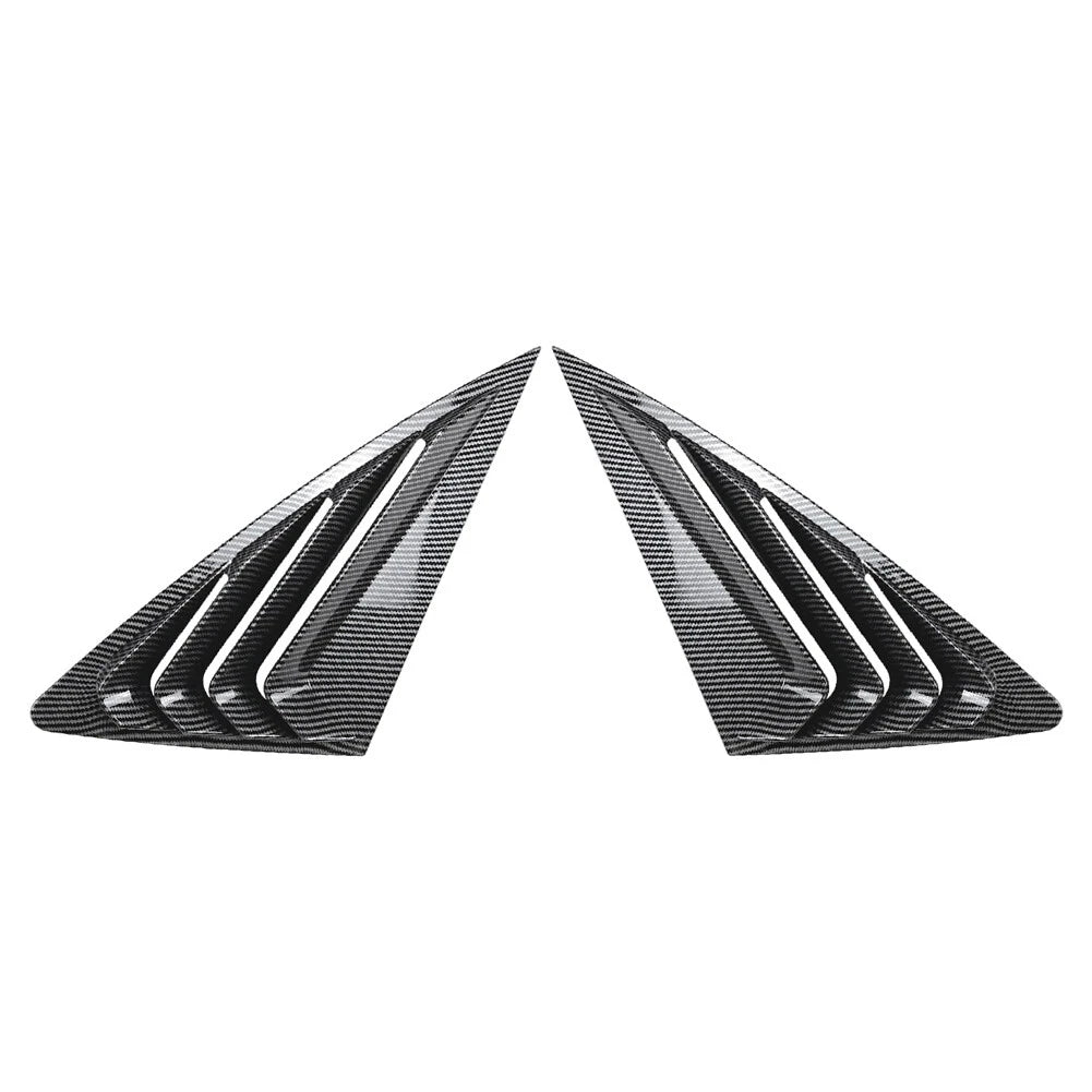 Rear Window Louvers Cover for Audi Q3 F3 Sportback (2019-2024) Carbon Look