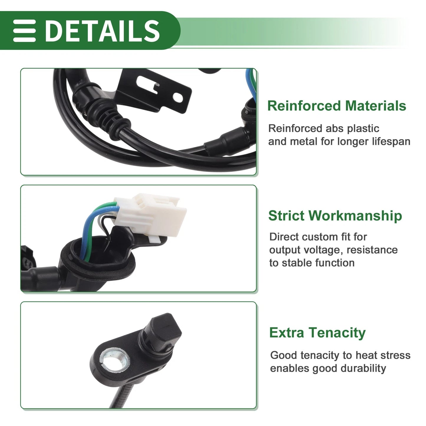 ABS Wheel Speed Sensor for Mazda CX-5 (2011-2023) 1 Pc