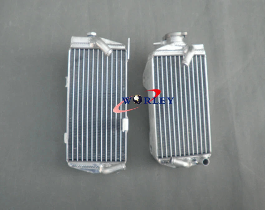 Aluminum Radiator + Blue Silicone Hose for Honda CRF450R (2015-2016)