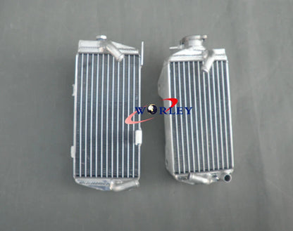 Aluminum Radiator + Blue Silicone Hose for Honda CRF450R (2015-2016)