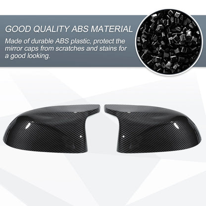 Carbon Fiber Door Mirror Cover Caps for BMW X5 F15 X6 F16 X3 F25 X4 (2014-2020)