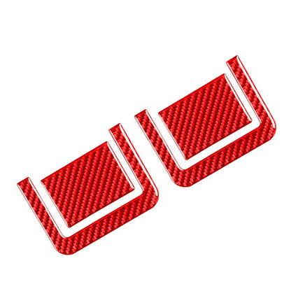 4Pcs Carbon Fiber Rear Seat Adjustment Panel Cover for Toyota Tundra (14-21)
