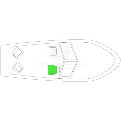 Boat Seat Pedestal Slide & Swivel 600mm Height for Relaxn Models