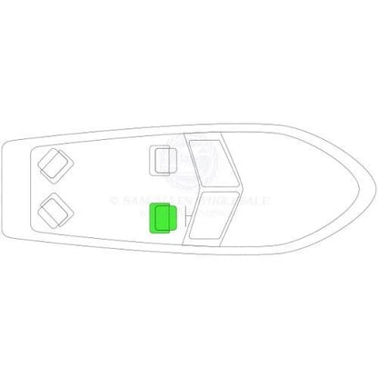 Boat Seat Pedestal Slide & Swivel 600mm Height for Relaxn Models