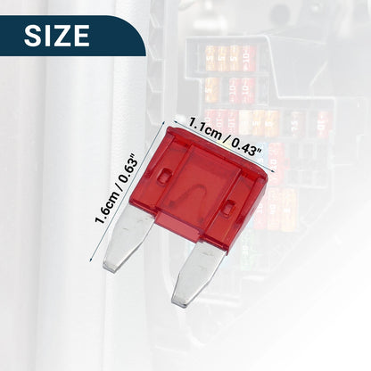 10A Mini Blade Fuses 20 x Short Circuit Protection for Car (Various Years)