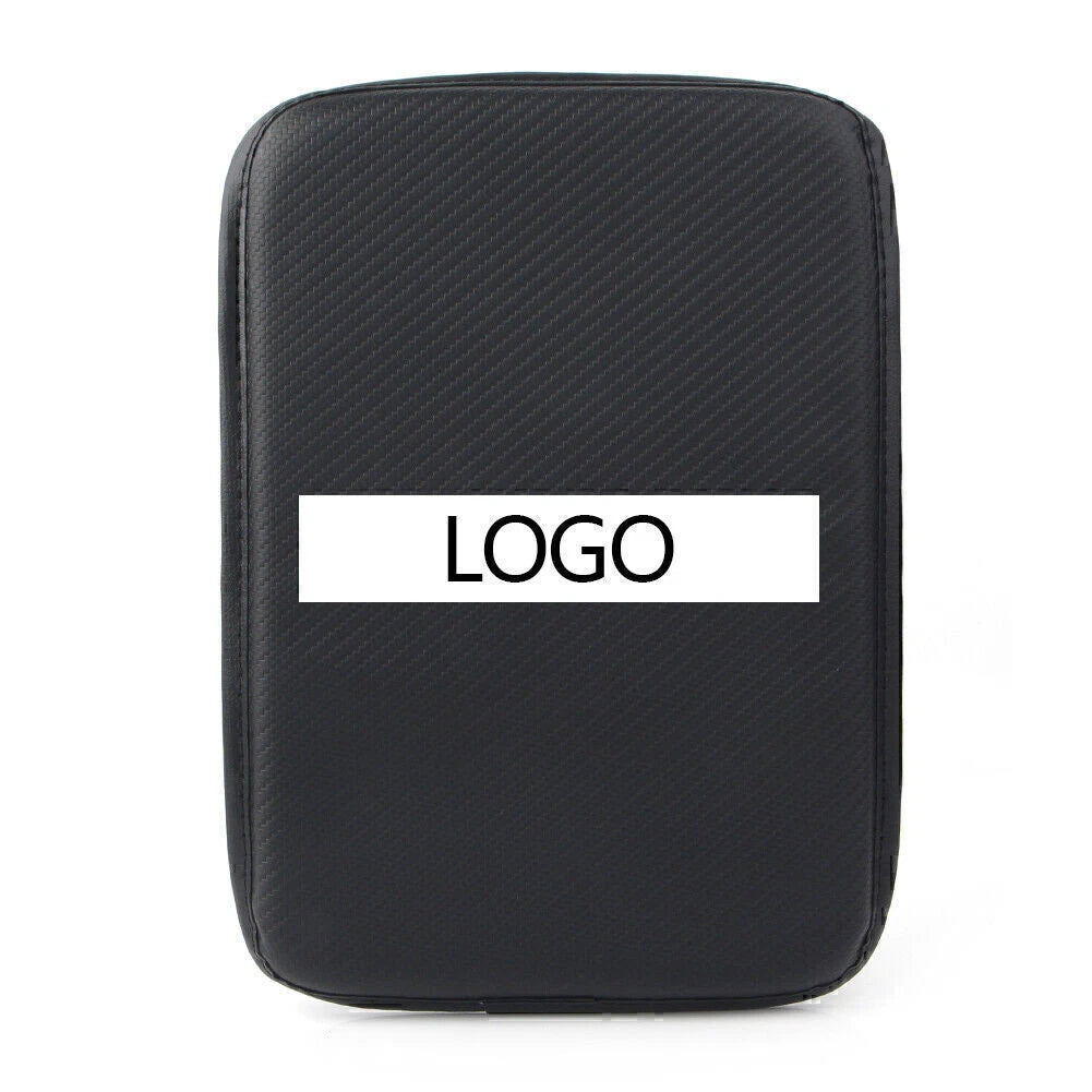 Carbon Center Console Armrest Cushion Mat Pad Cover for Mercedes-Benz