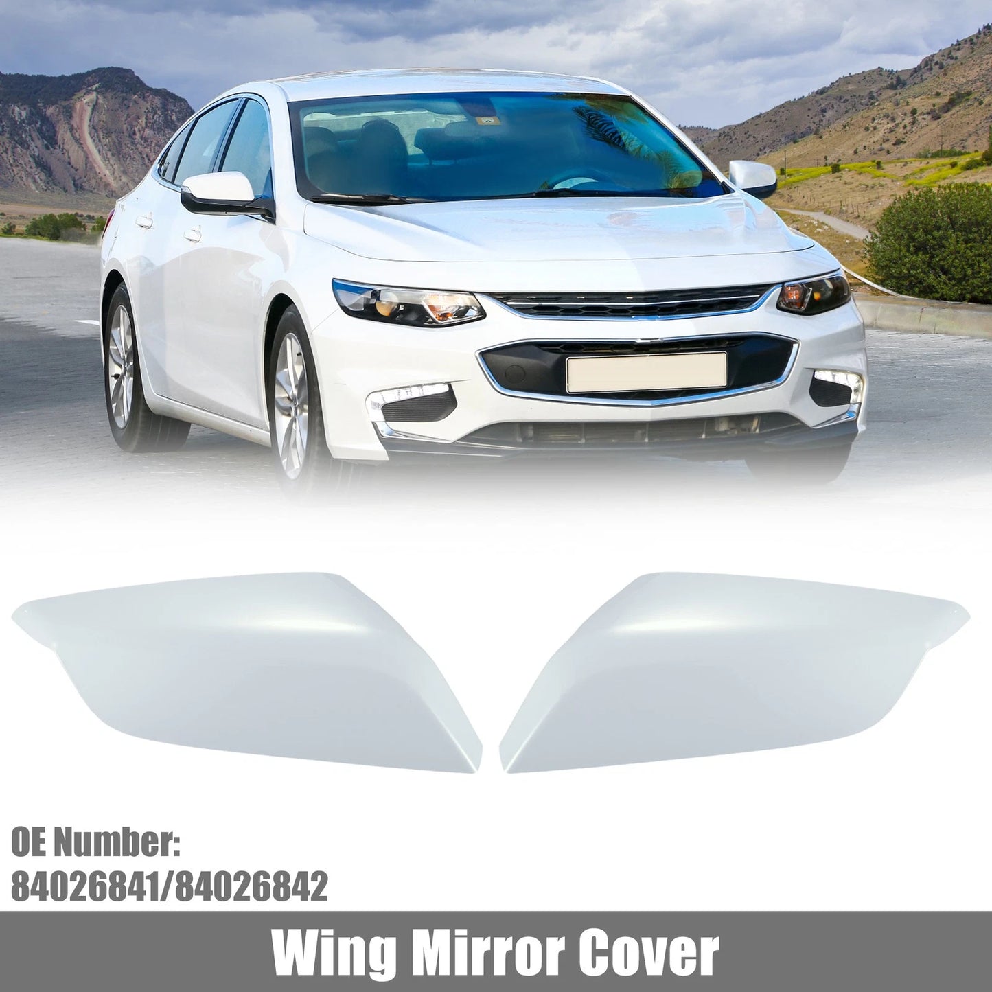 1 Pair Car Side Door Wing Mirror Cover for Chevy